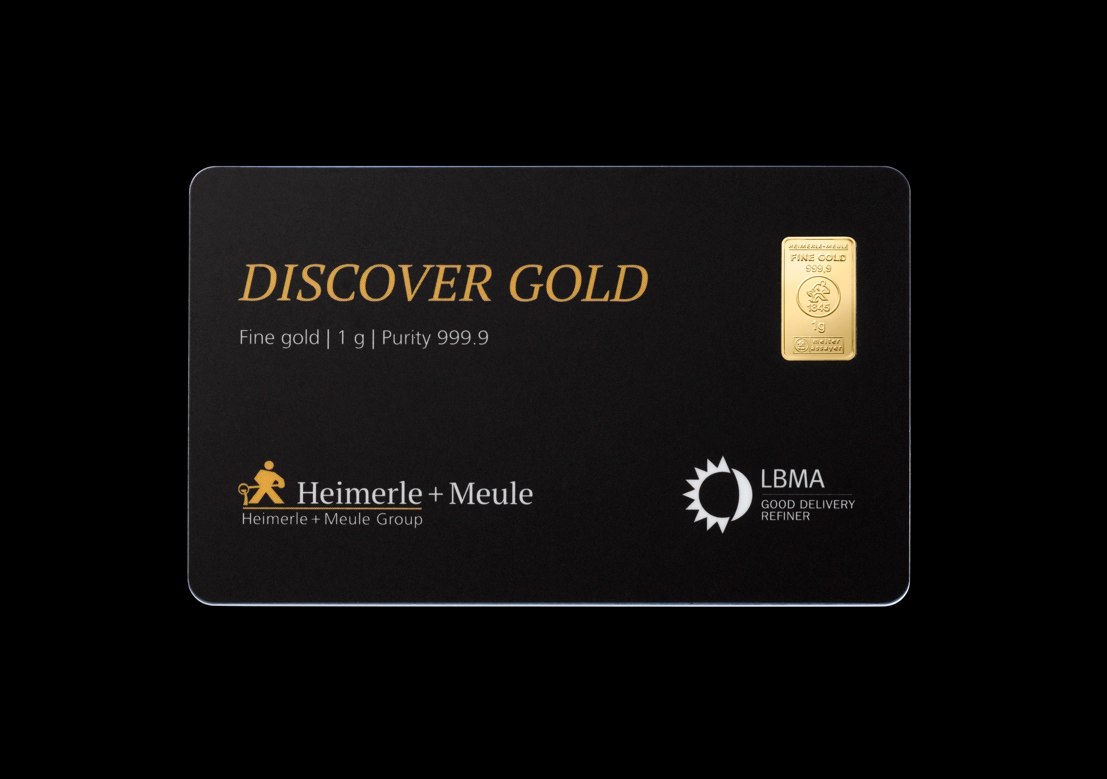 1 g Geschenkkarte Discover Gold