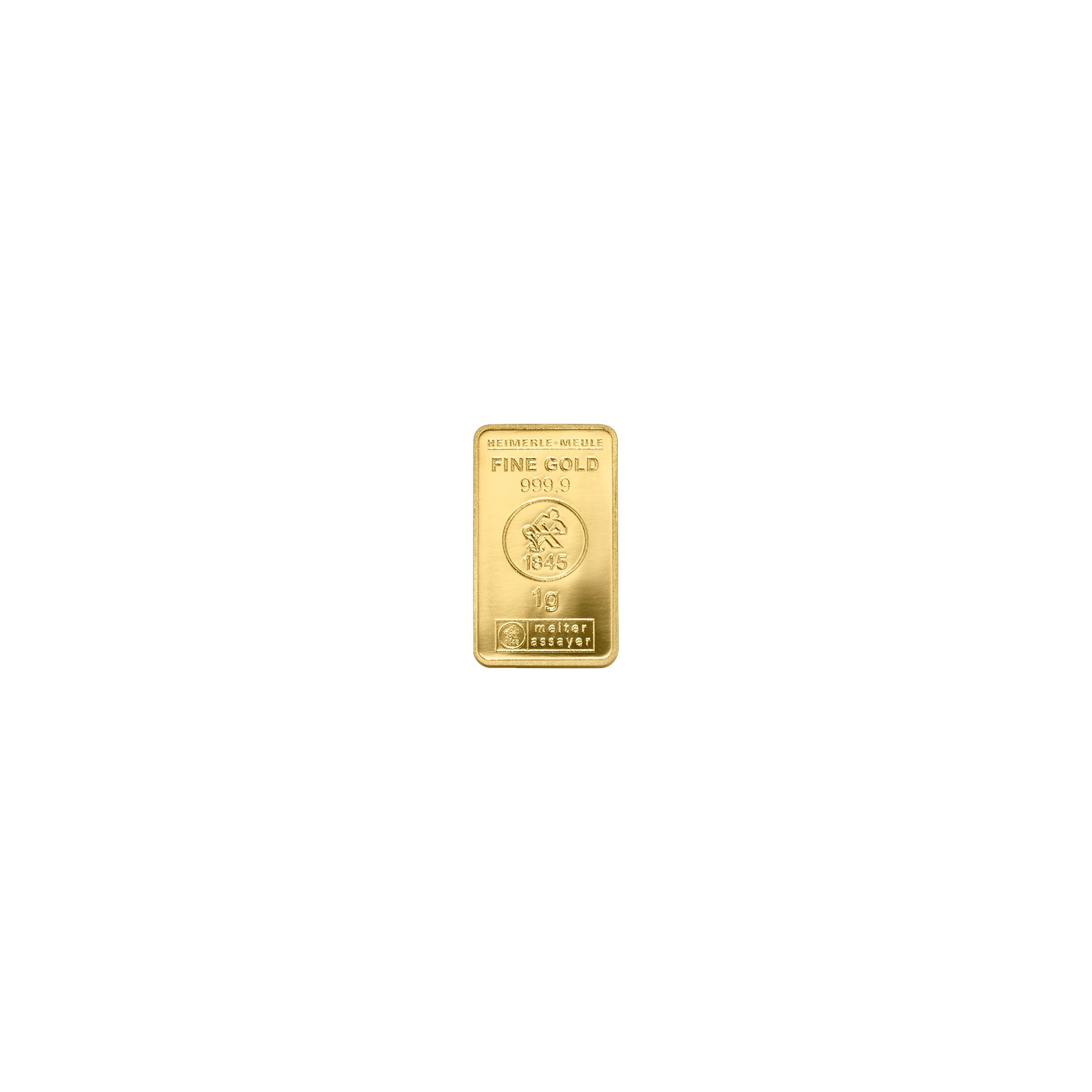 Goldbarren 1 g