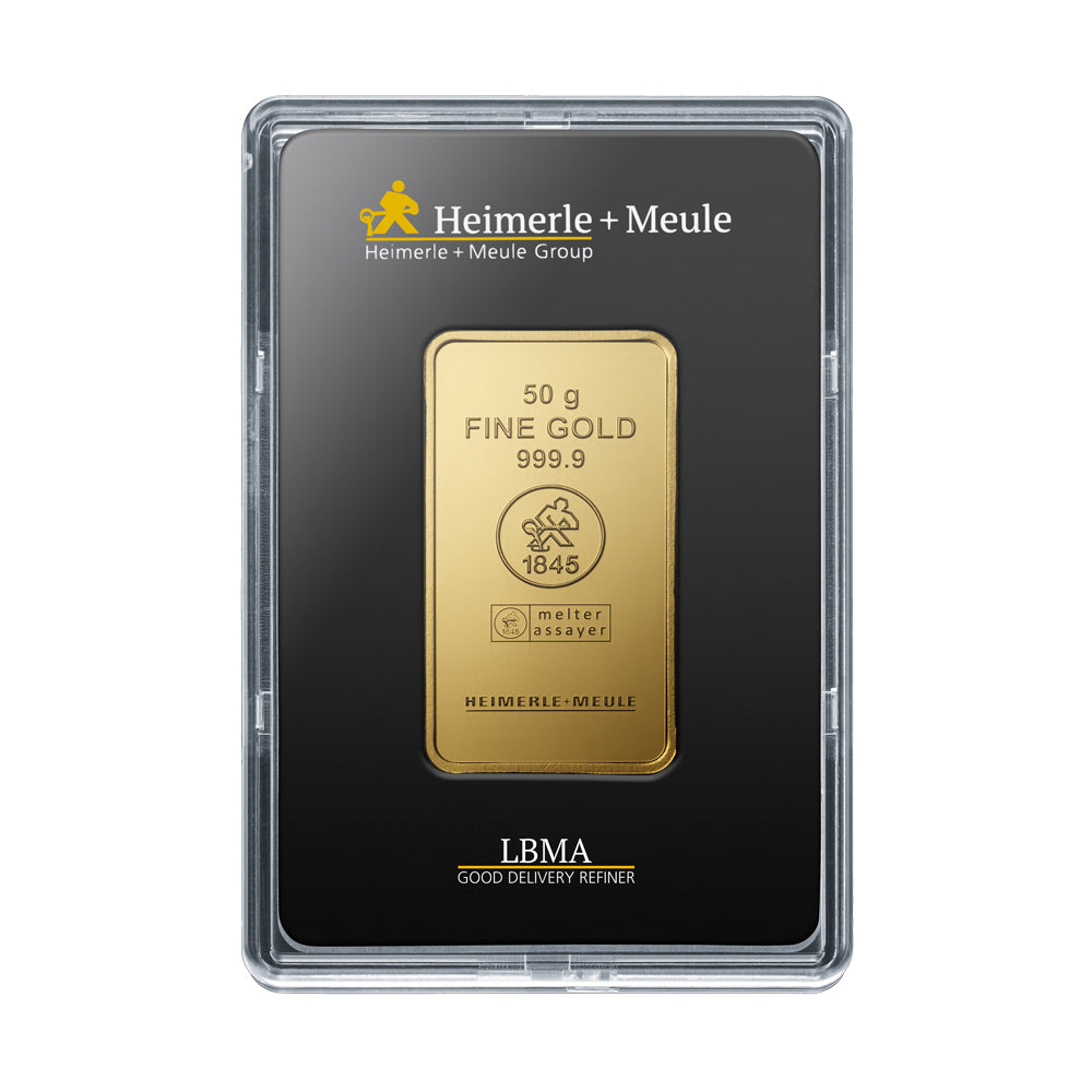 Goldbarren 50 g